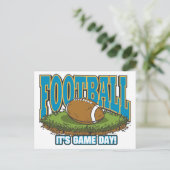 Fußballspieltag Postkarte (Stehend Vorderseite)