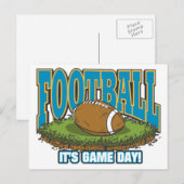 Fußballspieltag Postkarte (Vorne/Hinten)
