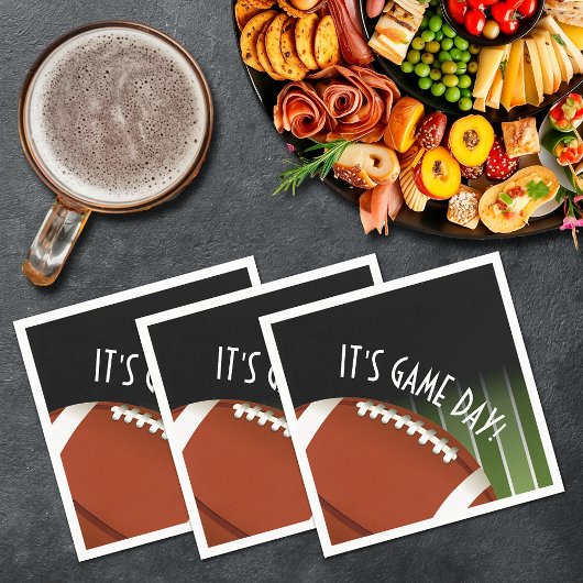 Fußballspieltag Serviette