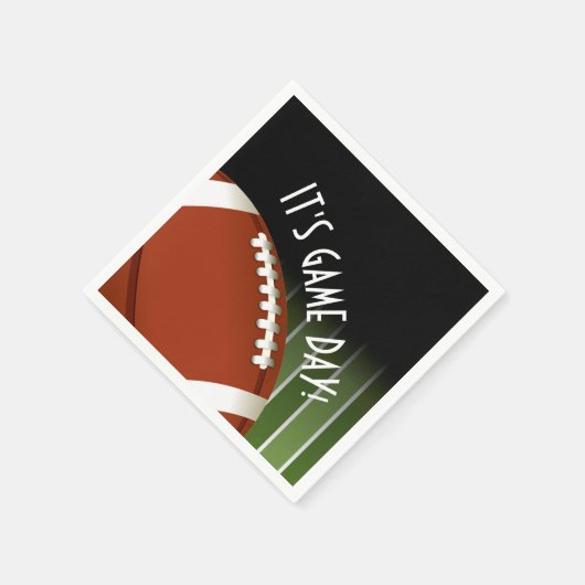 Fußballspieltag Serviette (Ecke)