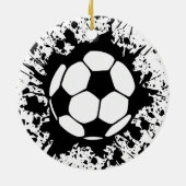 Fußballsplatz Keramik Ornament (Hinten)