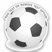 Fußballsport Aufkleber (Vorderseite)