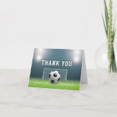 Fußballsport Dankeskarte (Vorderseite)