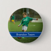 Fußballsport-Foto Button (Vorderseite)