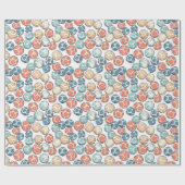 Fußballsport Geschenkpapier (Flach)