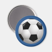 Fußballsport Magnet (Vorderseite/Rückseite)