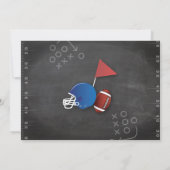 Fußballsport Party Einladung zum Geburtstag (Rückseite)