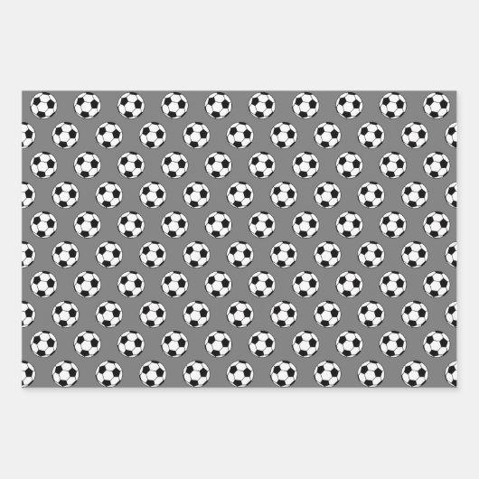 Fußballsport-Party Geschenkpapier Set (Vorderseite 3)