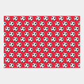 Fußballsport-Party Geschenkpapier Set (Vorderseite 2)