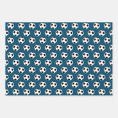 Fußballsport-Party Geschenkpapier Set (Vorderseite)