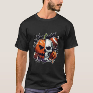 Fußballsport Rugby Halloween T-Shirt