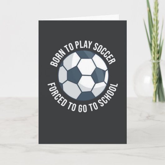 Fußballsportarten Karte (Vorderseite)