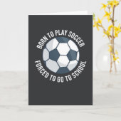 Fußballsportarten Karte (Gelbe Blume)