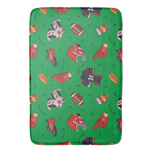 Fußballsportausrüstung, Küche Badematte (Vorderseite Vertikal)