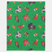 Fußballsportausrüstung, Küche Fleecedecke (Vorderseite)