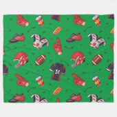 Fußballsportausrüstung, Küche Fleecedecke (Vorderseite (Horizontal))