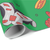 Fußballsportausrüstung, Küche Geschenkpapier (Rolleneckpunkt)