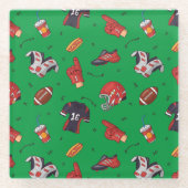 Fußballsportausrüstung, Küche Glasuntersetzer (Vorderseite)