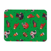 Fußballsportausrüstung, Küche Magnet (Horizontal)