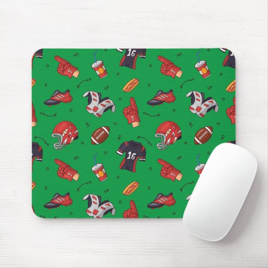 Fußballsportausrüstung, Küche Mousepad (Mit Mouse)