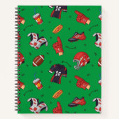 Fußballsportausrüstung, Küche Notizblock (Vorderseite)