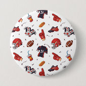 Fußballsportausrüstung mit Muster Button (Vorderseite)