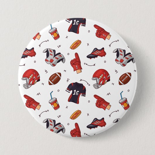 Fußballsportausrüstung mit Muster Button (Vorderseite)