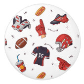 Fußballsportausrüstung mit Muster Keramikknauf (Vorderseite)