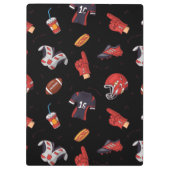 Fußballsportausrüstung mit Muster Klemmbrett (Rückseite)