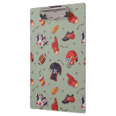 Fußballsportausrüstung mit Muster Klemmbrett (Links)