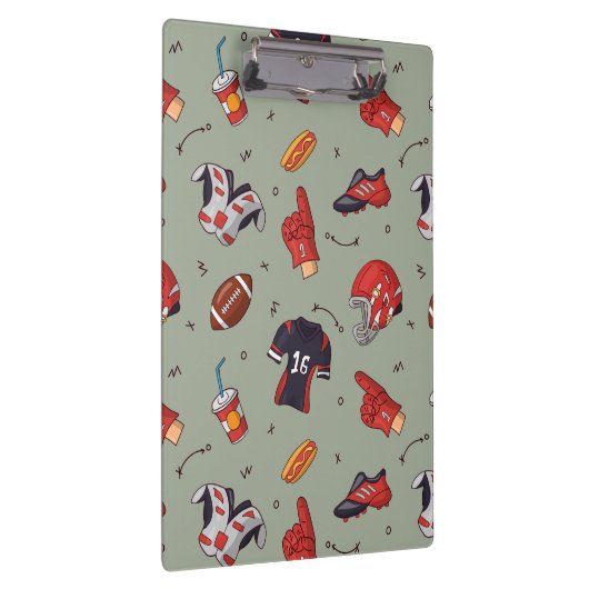 Fußballsportausrüstung mit Muster Klemmbrett (Rechts)