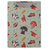 Fußballsportausrüstung mit Muster Klemmbrett (Vorderseite)