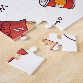 Fußballsportausrüstung mit Muster Puzzle (Seite)