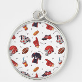 Fußballsportausrüstung mit Muster Schlüsselanhänger (Vorne)