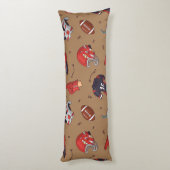 Fußballsportausrüstung mit Muster Seitenschläferkissen (Rückseite (Vertikal))