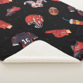 Fußballsportausrüstung mit Muster Sherpadecke (3/4)