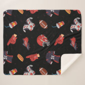 Fußballsportausrüstung mit Muster Sherpadecke (Vorderseite (Horizontal))