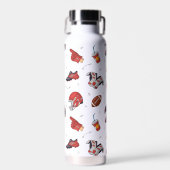 Fußballsportausrüstung mit Muster Trinkflasche (Vorne)