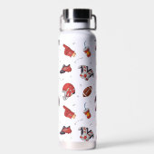 Fußballsportausrüstung mit Muster Trinkflasche (Rückseite)