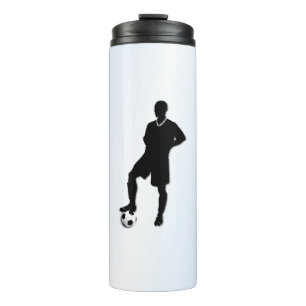 Fußballsportdesign Thermosbecher
