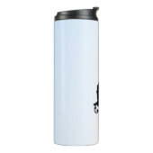 Fußballsportdesign Thermosbecher (Nach links gedreht)
