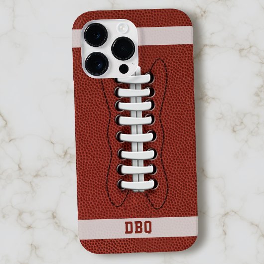 Fußballsportfan Sporty Monogram Phone Case