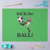 Fußballsporttrainer Geburtstag Seidenpapier (Basteln)
