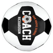 Fußballsporttrainer - Orange Soccer Ball (Gedreht)