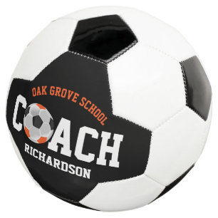 Fußballsporttrainer - Orange Soccer Ball