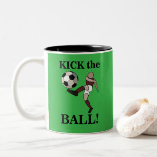 Fußballsporttrainer Zweifarbige Tasse