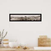 Fußballstadion Foto 1907 Poster (Küche)