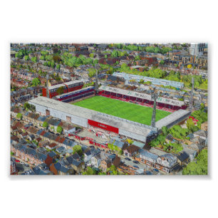 Fußballstadion Kunst - Brentford, London Fotodruck