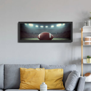 Fußballstadion-Lichter Nacht Dramatisch Poster