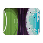 Fußballstadion Magnet (Horizontal)